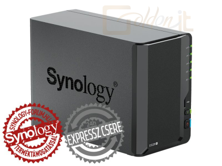 NAS szerver Synology NAS DS224+ (6GB) (2HDD) - DS224+ 6GB