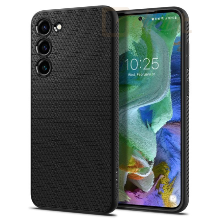 Okostelefon kiegészítő Spigen Liquid Air, black - Samsung Galaxy S23+ - ACS05666
