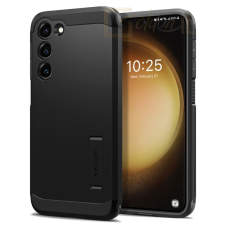 Okostelefon kiegészítő Spigen Tough Armor, black - Samsung Galaxy S23 - ACS05718