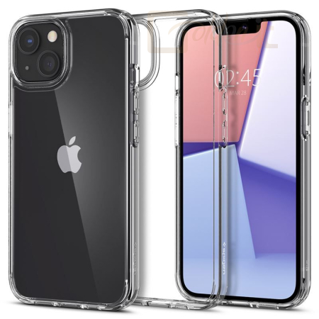 Okostelefon kiegészítő Spigen Ultra Hybrid, crystal clear - iPhone 13 - ACS03522