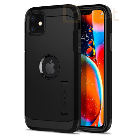 Okostelefon kiegészítő Spigen Tough Armor, black - iPhone 11 - 076CS27190