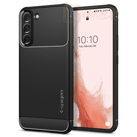 Okostelefon kiegészítő Spigen Rugged Armor, matte black - Samsung Galaxy S22 - ACS03986