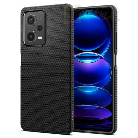 Okostelefon kiegészítő Spigen Liquid Air, black - Xiaomi Redmi Note 12 Pro 5G/POCO X5 Pro 5G - ACS05788