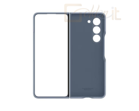 Okostelefon kiegészítő Samsung Galaxy Fold5 Eco-leather Case Blue - EF-VF946PLEGWW