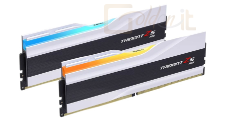 RAM G.SKILL 64GB DDR5 6400MHz Kit(2x32GB) Trident Z5 RGB Matte White - F5-6400J3239G32GX2-TZ5RW