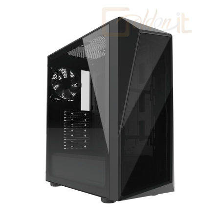 Ház Cooler Master CMP 520L Tempered Glass Black - CP520-KGNN-S03