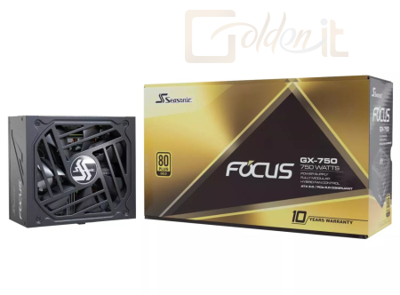 Táp Seasonic 750W 80+ Gold Focus GX ATX 3.0 - FOCUS-GX-750-ATX30