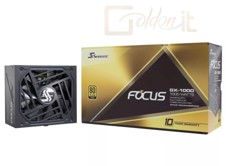 Táp Seasonic 1000W 80+ Gold Focus GX ATX 3.0 - FOCUS-GX-1000-ATX30