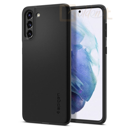 Okostelefon kiegészítő Spigen Thin Fit, black - Galaxy S21 - ACS02418