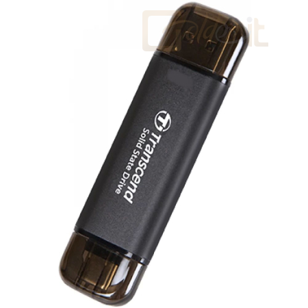 Winchester SSD (külső) Transcend 512GB USB3.0/USB Type-C ESD310C Black - TS512GESD310C