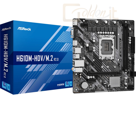 Alaplapok ASRock H610M-HDV/M.2 R2.0 - H610M-HDV/M.2 R2.0