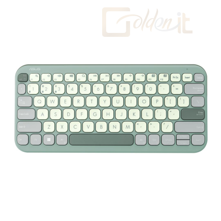 Billentyűzet Asus Marshmallow Keyboard KW100 Wireless Keyboard Green Tea Latte HU - KW100 KEYBOARD/GN/HU/81//3BT