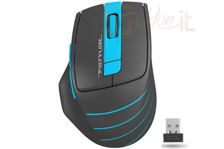 Egér A4-Tech Fstyler FG30 Wireless Mouse Blue - FG30B