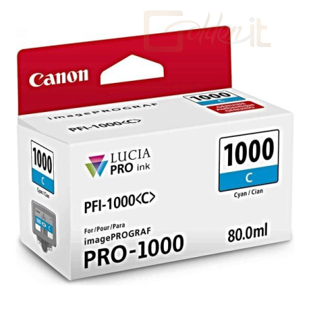 Nyomtató - Tintapatron Canon PFI-1000 Cyan tintapatron - 0547C001AA
