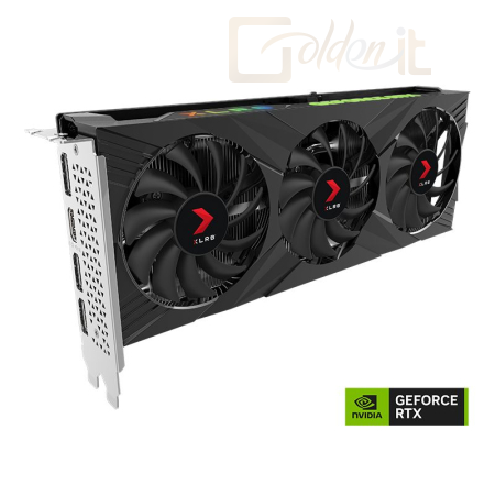 Videókártya PNY GeForce RTX 4060 8GB XLR8 Gaming Verto EPIC-X RGB Triple Fan DLSS 3 - VCG40608TFXXPB1