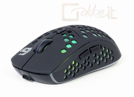 Egér Gembird MUSG-RAGNAR-WRX500 Wireless Gaming Mouse Black - MUSG-RAGNAR-WRX500