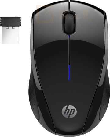 Egér HP 220 Silent Wireless Mouse Black - 391R4AA#ABB