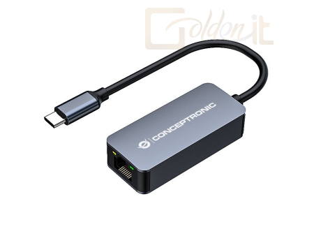 Hálózati eszközök Conceptronic  ABBY12GC 2.5G Ethernet USB 3.2 Gen 1 Adapter Wake-on-LAN Compatible with Nintendo Switch - ABBY12GC