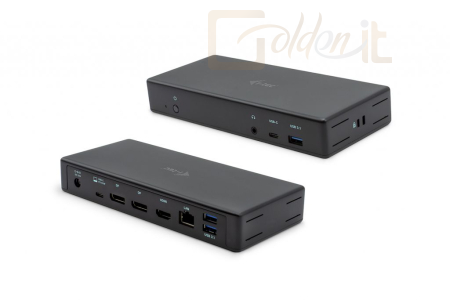 Notebook kiegészitők I-TEC USB-C/Thunderbolt 3 Triple Display Docking Station Power Delivery 85W Black - C31TRIPLEDOCKPD