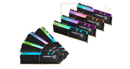 RAM G.SKILL 64GB DDR4 4000MHz Kit(8x8GB) Trident Z RGB Black - F4-4000C15Q2-64GTZR