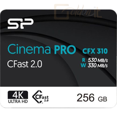 USB Ram Drive Silicon Power 256GB Compact Flash Cinema Pro - SP256GICFX311NV0BM