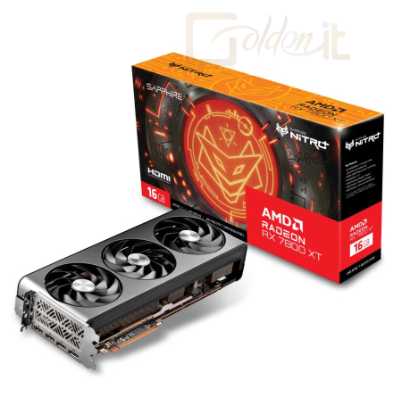 Videókártya Sapphire Radeon RX 7800XT 16GB DDR6 OC Nitro+ - 11330-01-20G