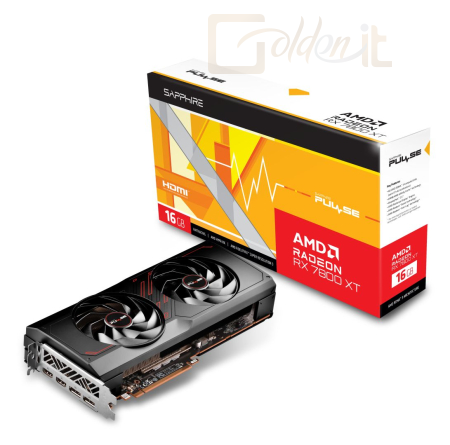 Videókártya Sapphire Radeon RX 7800XT 16GB DDR6 Pulse - 11330-02-20G