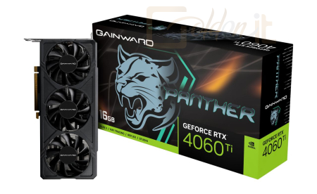 Videókártya Gainward GeForce RTX 4060 Ti 16GB DDR6 Panther - 471056224-4120