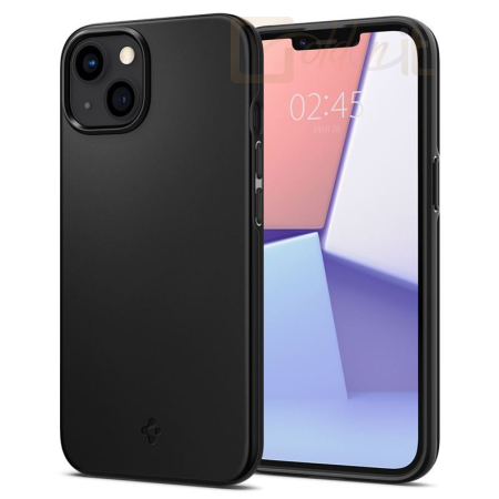 Okostelefon kiegészítő Spigen Thin Fit, black - iPhone 13 - ACS03677