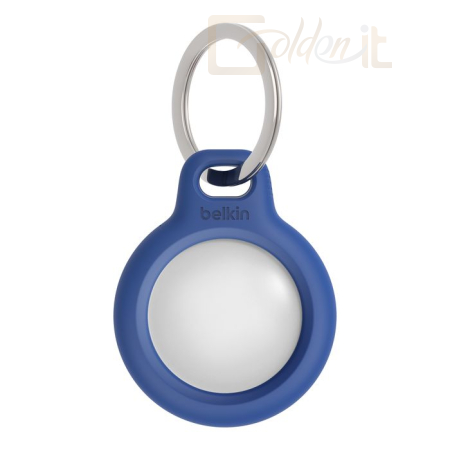 Okostelefon kiegészítő Belkin Secure Holder with Key Ring for AirTag Blue - F8W973BTBLU