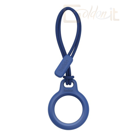 Okostelefon kiegészítő Belkin Secure Holder with Strap for AirTag Blue - F8W974BTBLU