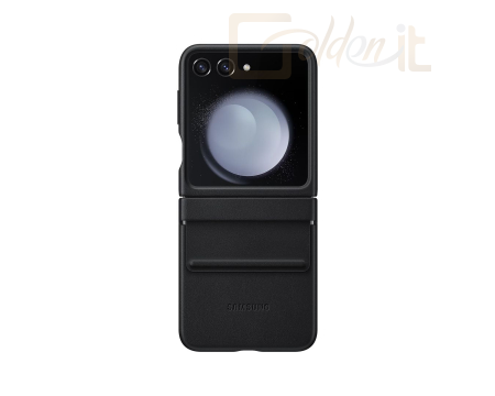 Okostelefon kiegészítő Samsung Galaxy Flip5 Flap ECO-Leather Case Black - EF-VF731PBEGWW
