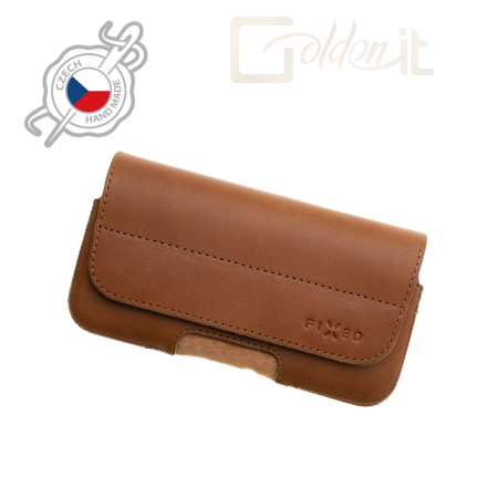 Okostelefon kiegészítő FIXED Posh Horizontal 6XL+, brown - FIXPOH2-6XL+-BRW