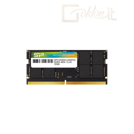 RAM - Notebook Silicon Power 16GB DDR5 4800MHz SODIMM - SP016GBSVU480F02