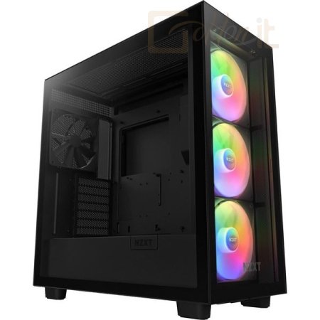 Ház NZXT H7 Elite Tempered Glass RGB Matte Black - CM-H71EB-02
