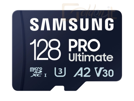 USB Ram Drive Samsung 128GB microSDXC Pro Ultimate Class10 U3 A2 V30 + adapterrel - MB-MY128SA/WW