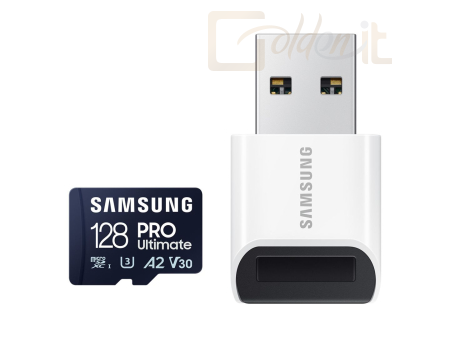 USB Ram Drive Samsung 128GB microSDXC Pro Ultimate Class10 U3 A2 V30 + Reader - MB-MY128SB/WW