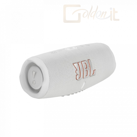 Hangfal JBL Charge 5 Bluetooth Speaker White - JBLCHARGE5WHT