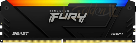 RAM Kingston 16GB DDR4 2666MHz FURY Beast RGB - KF426C16BB12A/16