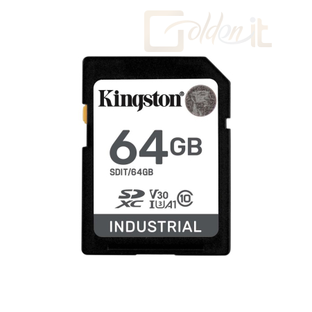 USB Ram Drive Kingston 64GB SDXC Industrial Class 10 U3 V30 A1 - SDIT/64GB
