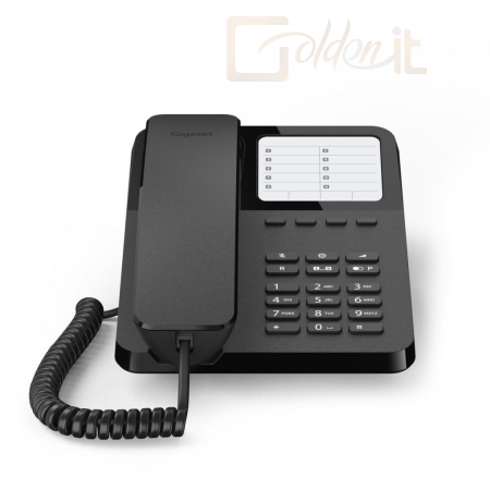 Mobil készülékek Gigaset DESK 400 Black - S30054-H6538-S201
