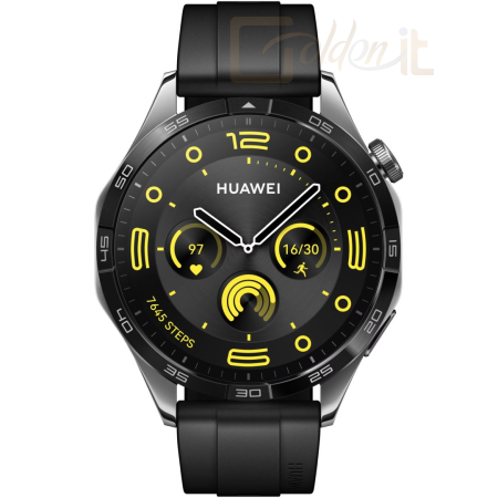 Okosóra Huawei Watch GT 4 46mm Fluoroelastomer Strap Black - 55020BGS
