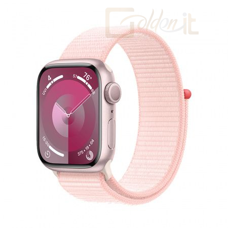 Okosóra Apple Watch S9 GPS 45mm Pink Alu Case with Light Pink Sport Loop - MR9J3