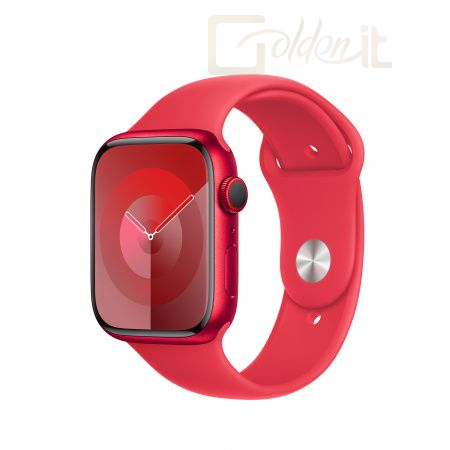 Okosóra Apple Watch S9 Cellular 41mm Red Alu Case with Red Sport Band M/L - MRY83