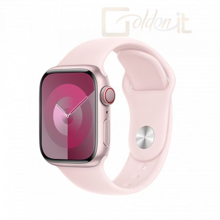 Okosóra Apple Watch S9 Cellular 41mm Pink Alu Case with Light Pink Sport Band M/L - MRJ03