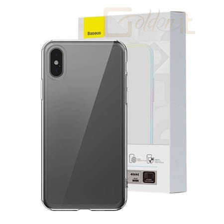 Okostelefon kiegészítő Baseus iPhone XS Case Transparent - P60151100201-03
