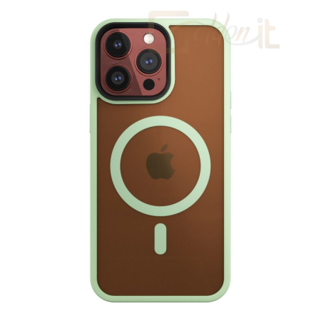 Okostelefon kiegészítő Next One Mist Shield Case for iPhone 15 Pro MagSafe Compatible - Pistachio - IPH-15PRO-MAGSF-MISTCASE-PTC