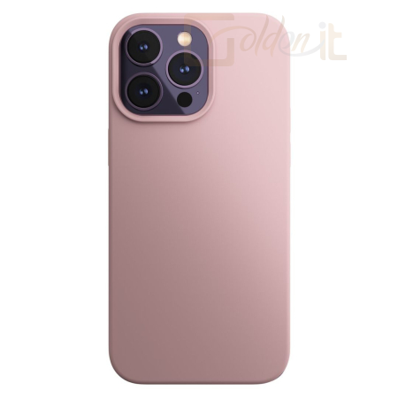 Okostelefon kiegészítő Next One Silicone Case for iPhone 15 Pro Max MagSafe compatible - Ballet Pink - IPH-15PROMAX-MAGSAFE-PINK