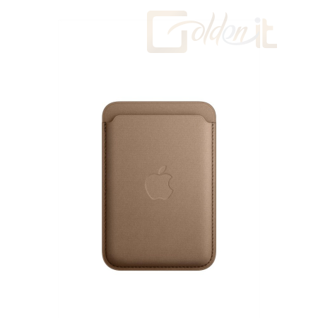 Okostelefon kiegészítő Apple iPhone FineWoven Wallet with MagSafe Taupe - mt243zm/a