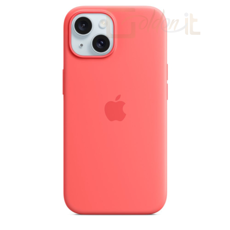 Okostelefon kiegészítő Apple iPhone 15 Silicone Case with MagSafe Guava - mt0v3zm/a